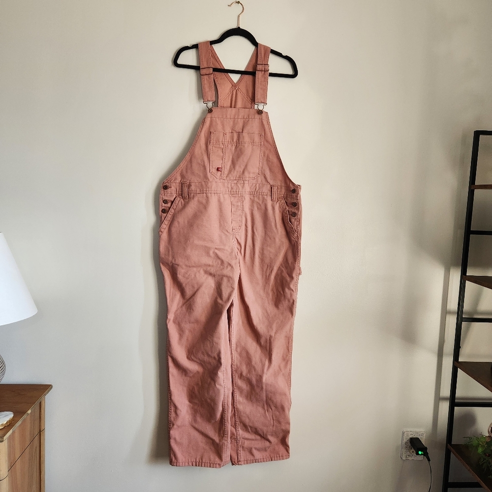 Dickies Women's Pink Jeans Overalls - Picture 2 of 7